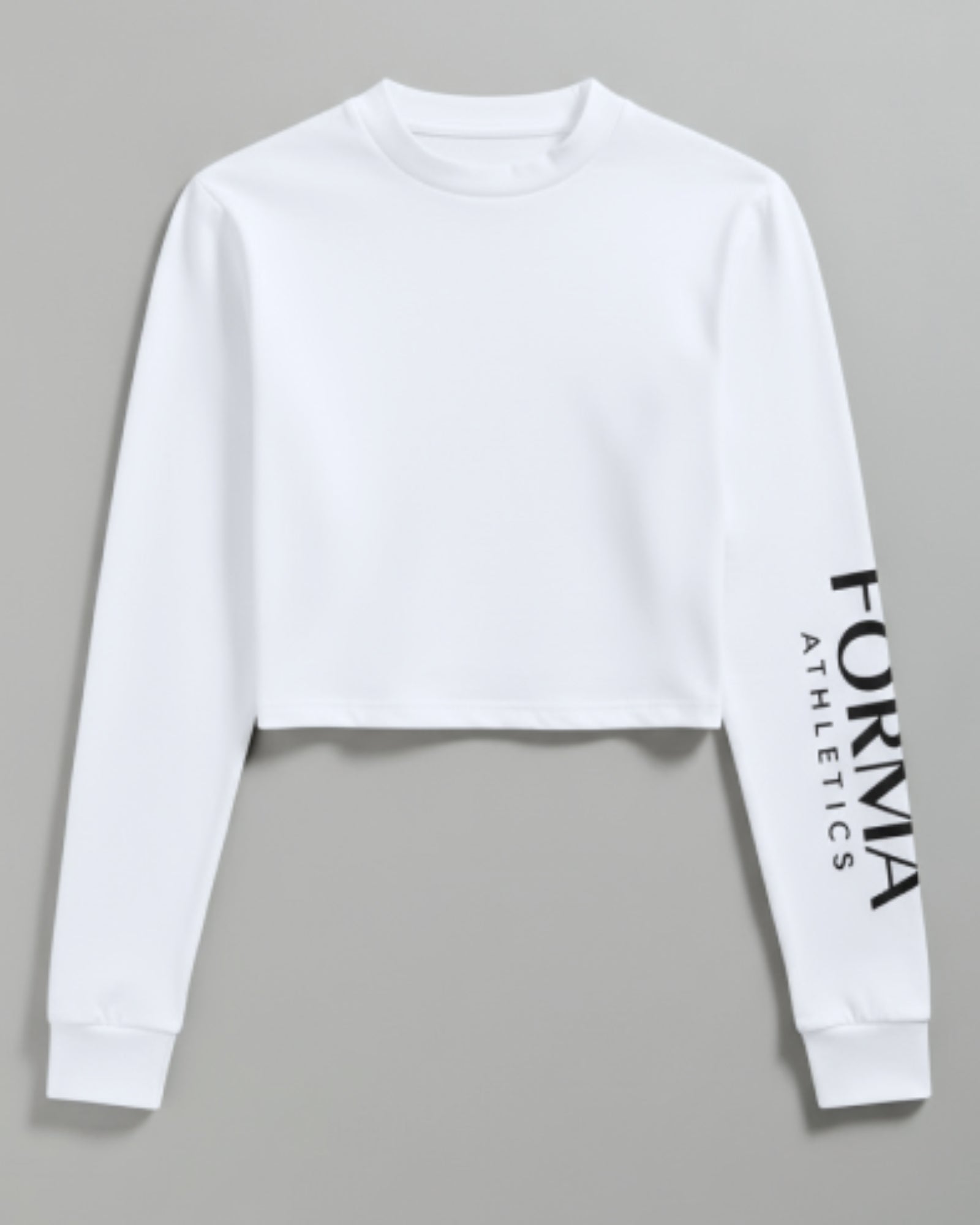 FORMA Athletics x Cotton Citizen Crop Long Sleeve in White