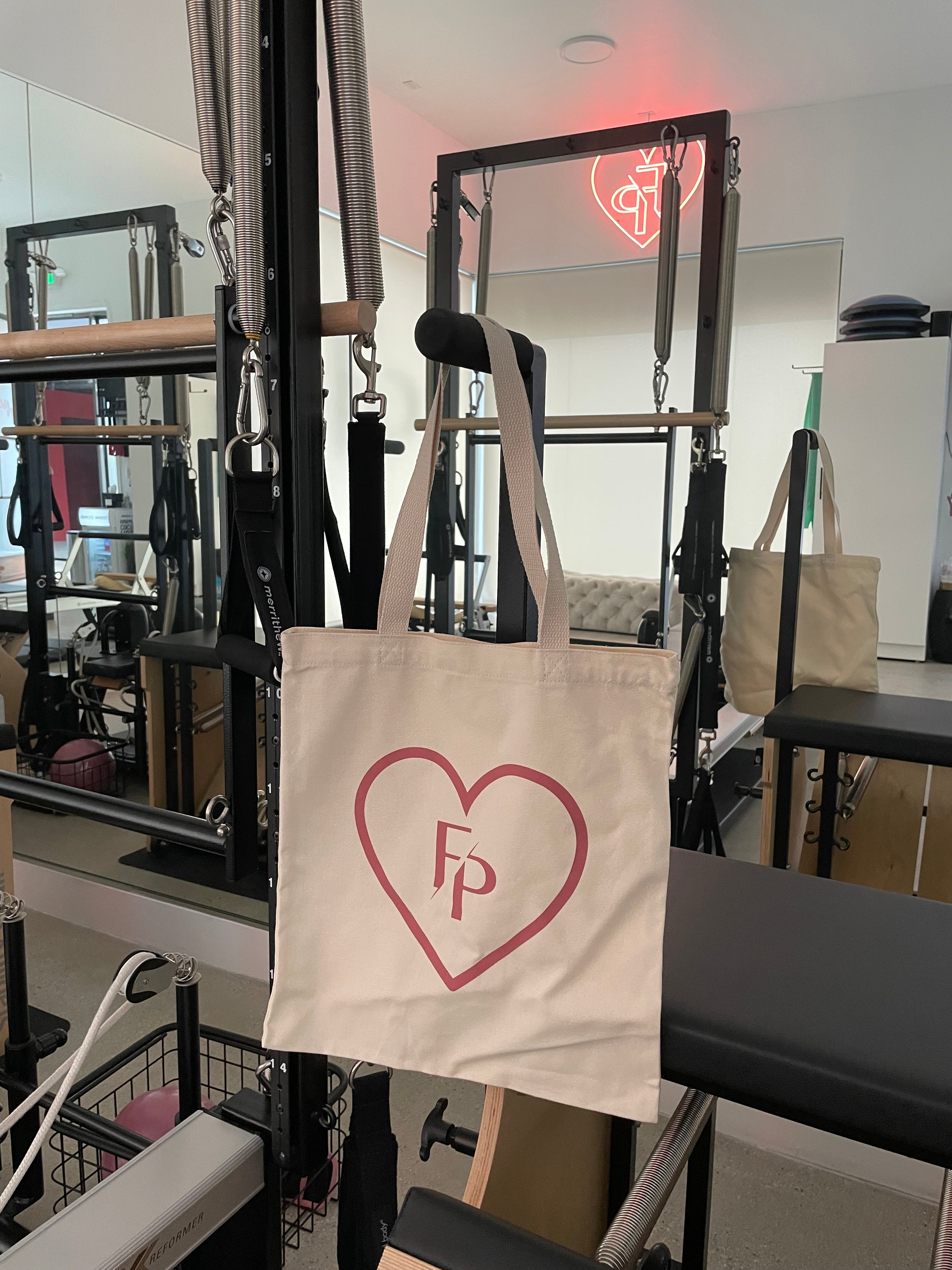 FORMA Pink Heart Tote Bag